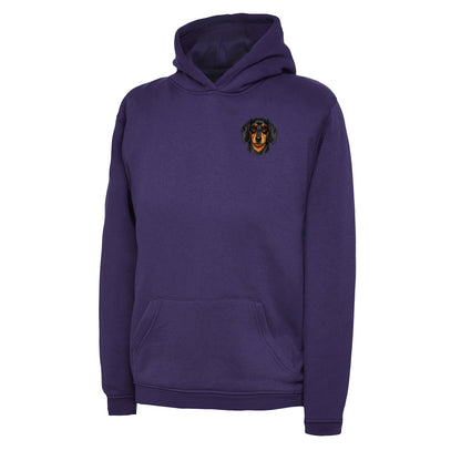 Children's Dachshund Dog Face Hoodie