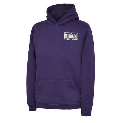 I am Coleraine Embroidered Hoodie