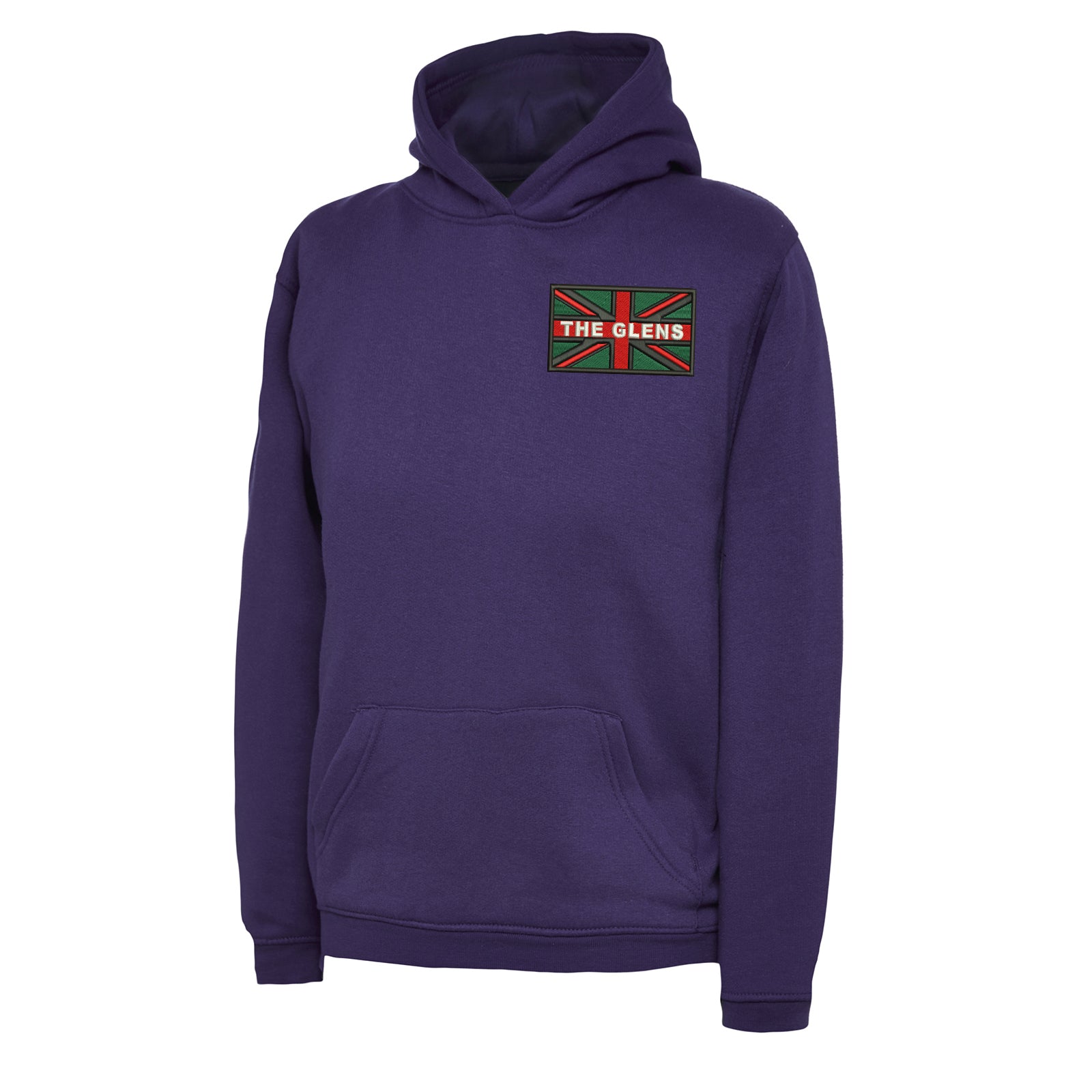 The Glens Coloured Union Jack Hoodie