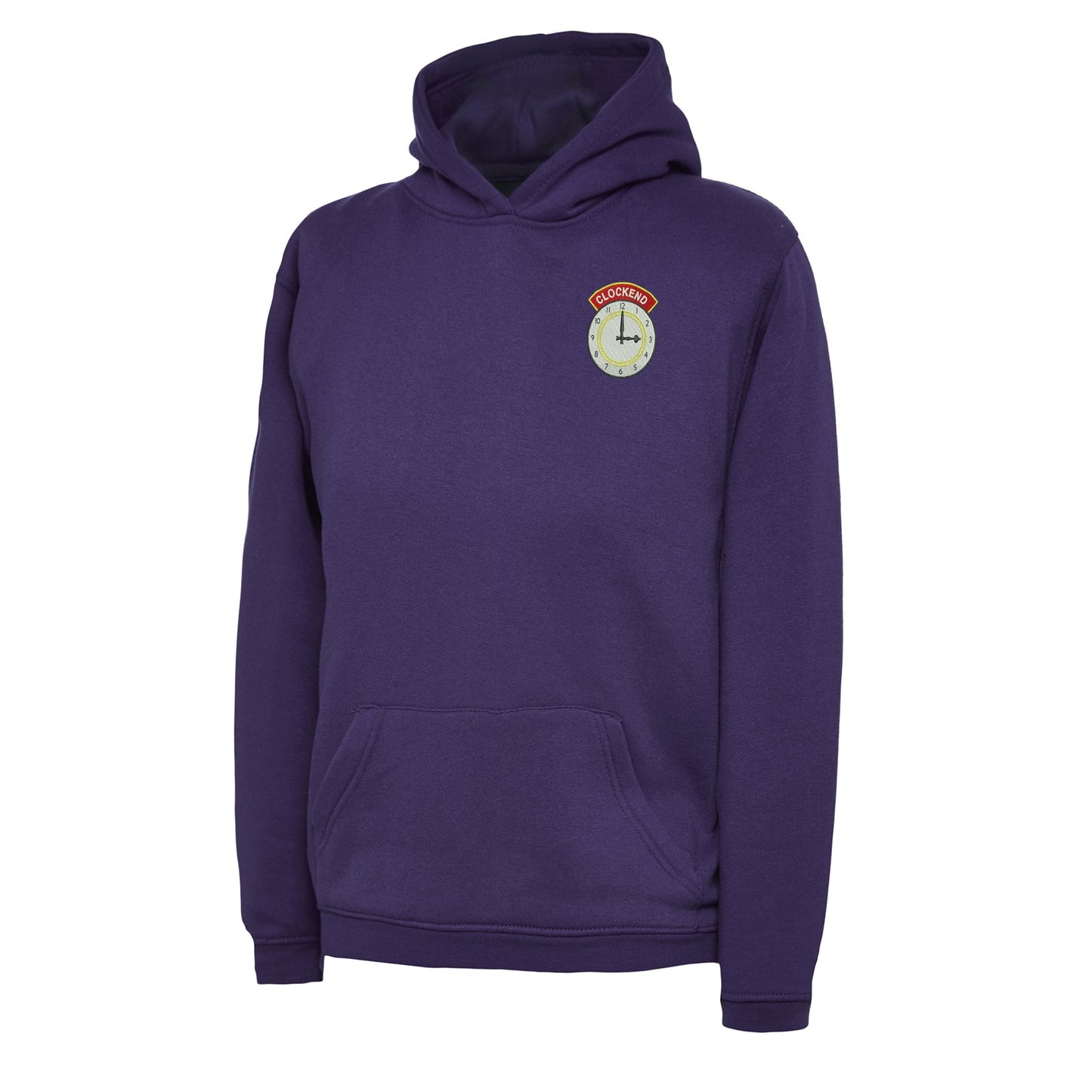 Clockend Embroidered Children's Hoodie