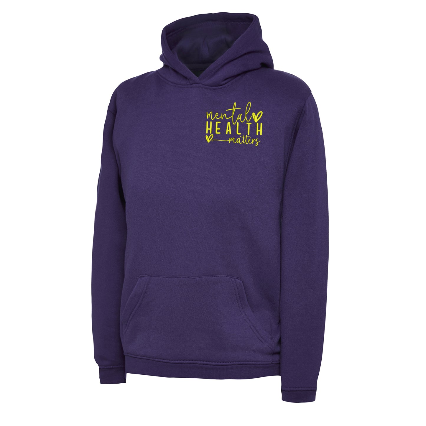 Children's Yellow Mental Health Hoodie 