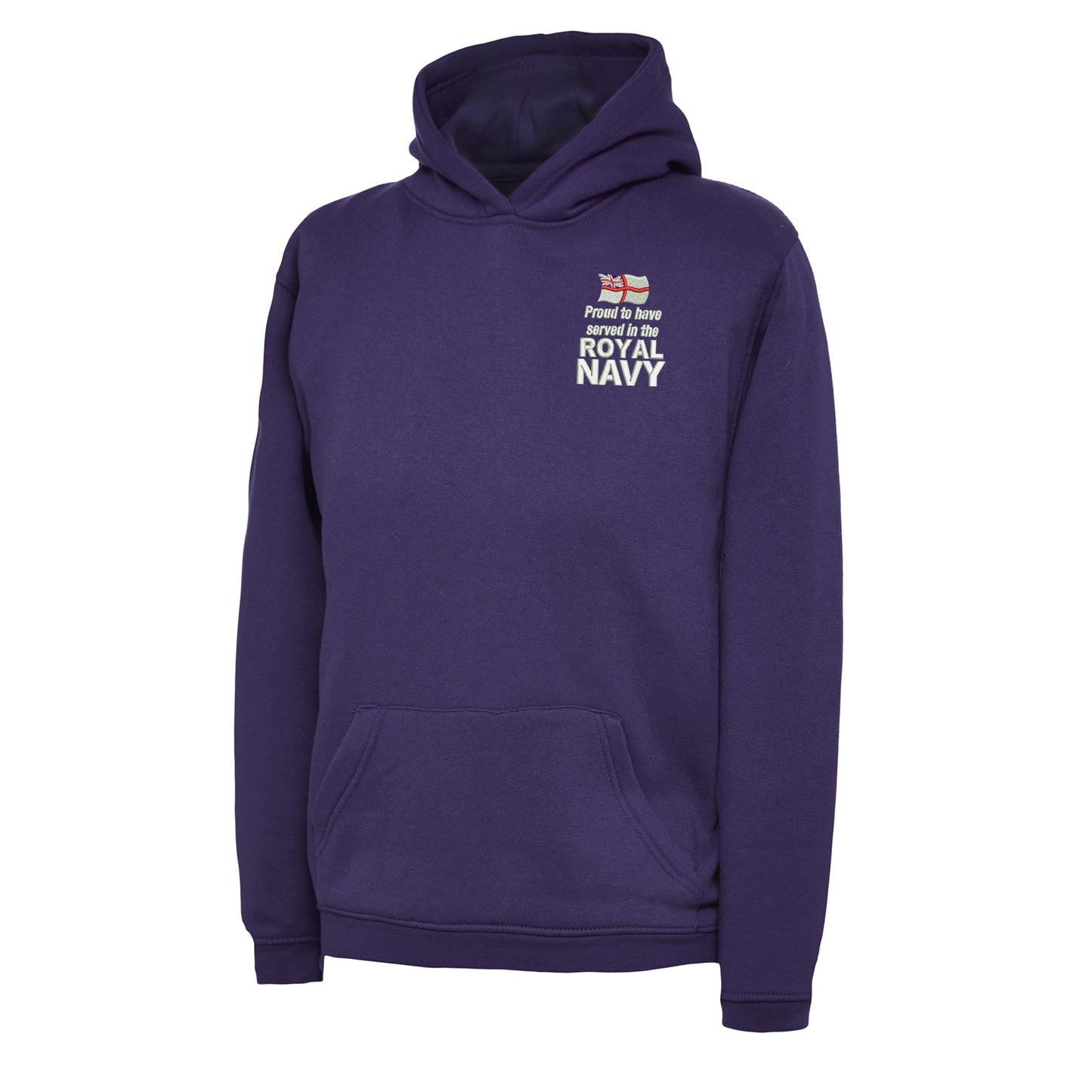 Proud to Have Served in The Royal Navy Embroidered Children's Hoodie