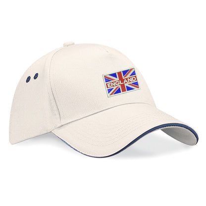 England Coloured Union Jack Baseball Cap