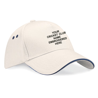 Personalised Cricket Club Baseball Cap