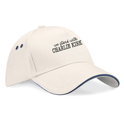 We Stand With Charlie Kirk Baseball Cap
