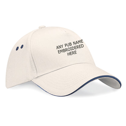 Personalised Embroidered Pub Baseball Cap