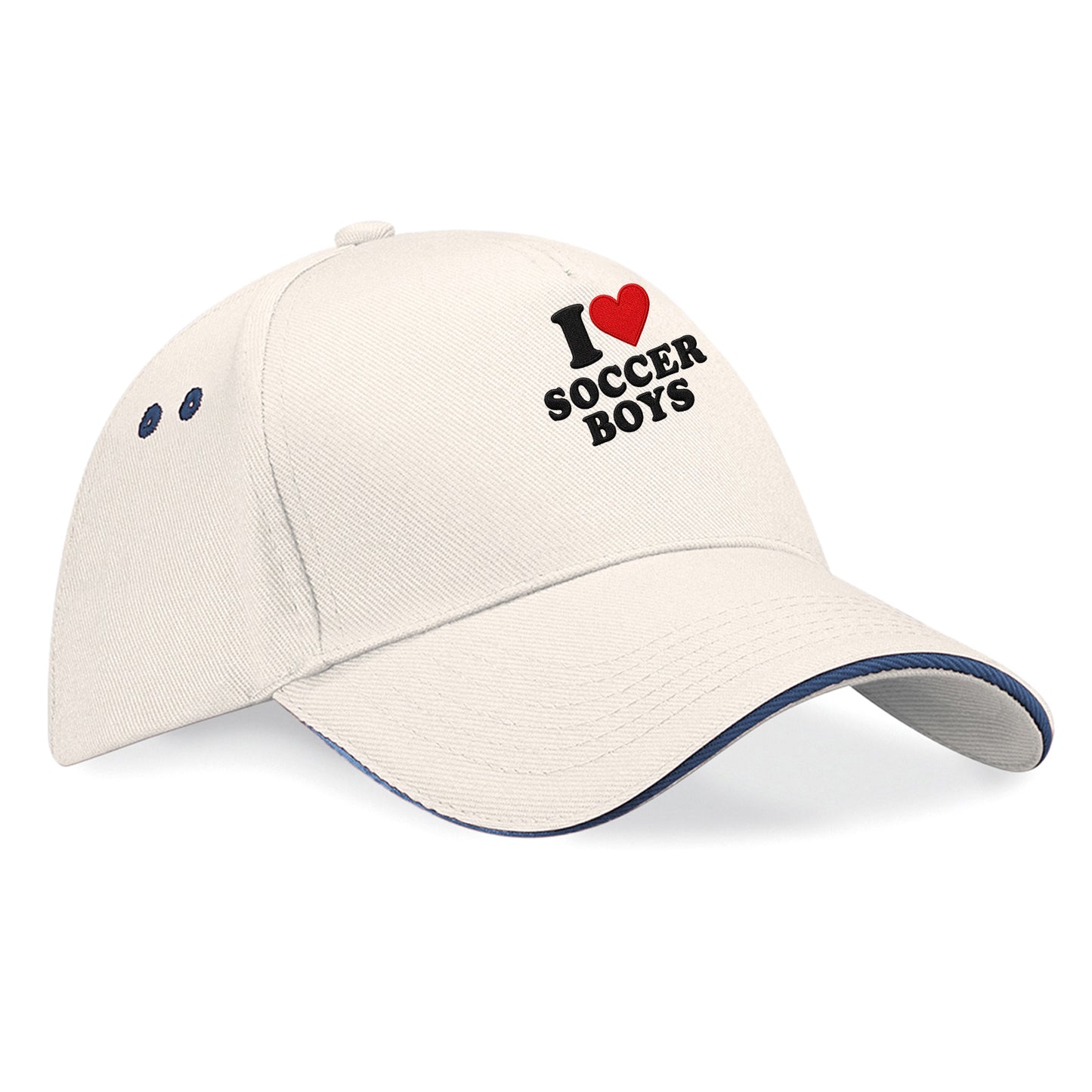 I Love Soccer Boys Baseball Cap