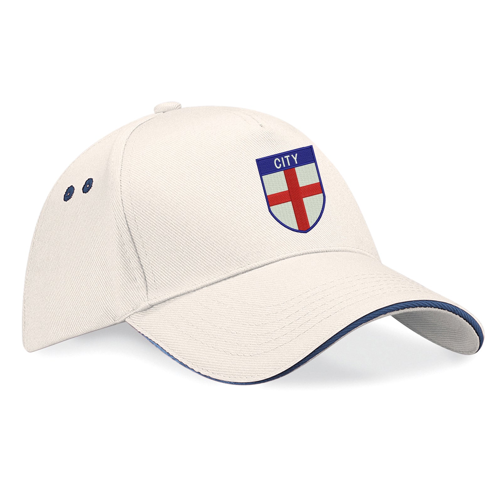 City Flag of England Shield Baseball Cap