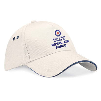 Proud to Have Served in The Royal Air Force Baseball Cap