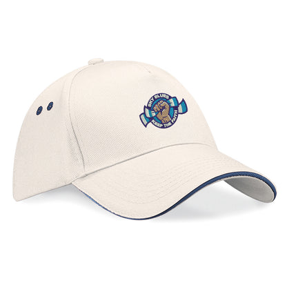 Sky Blues Keep The Faith Embroidered Baseball Cap