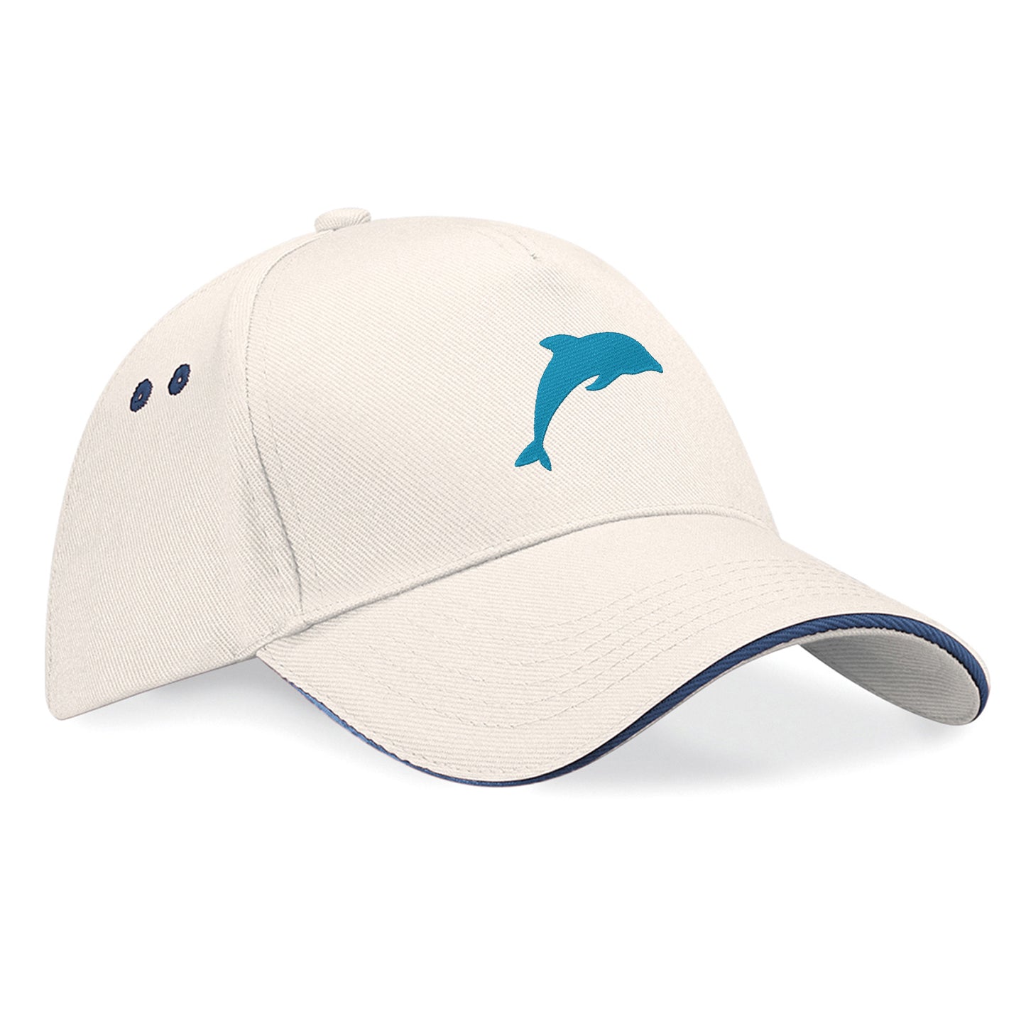 Dolphin Embroidered Baseball Cap