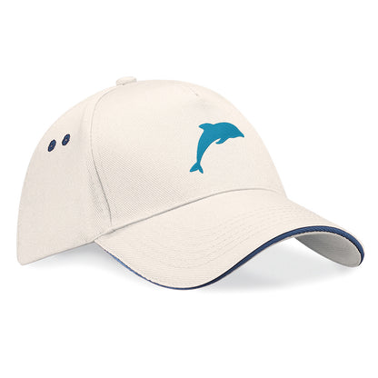 Dolphin Embroidered Baseball Cap
