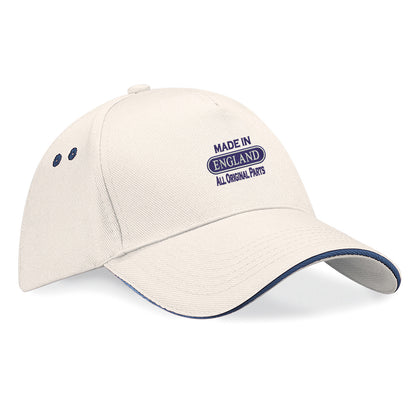 Made in England All Original Parts Embroidered Baseball Cap