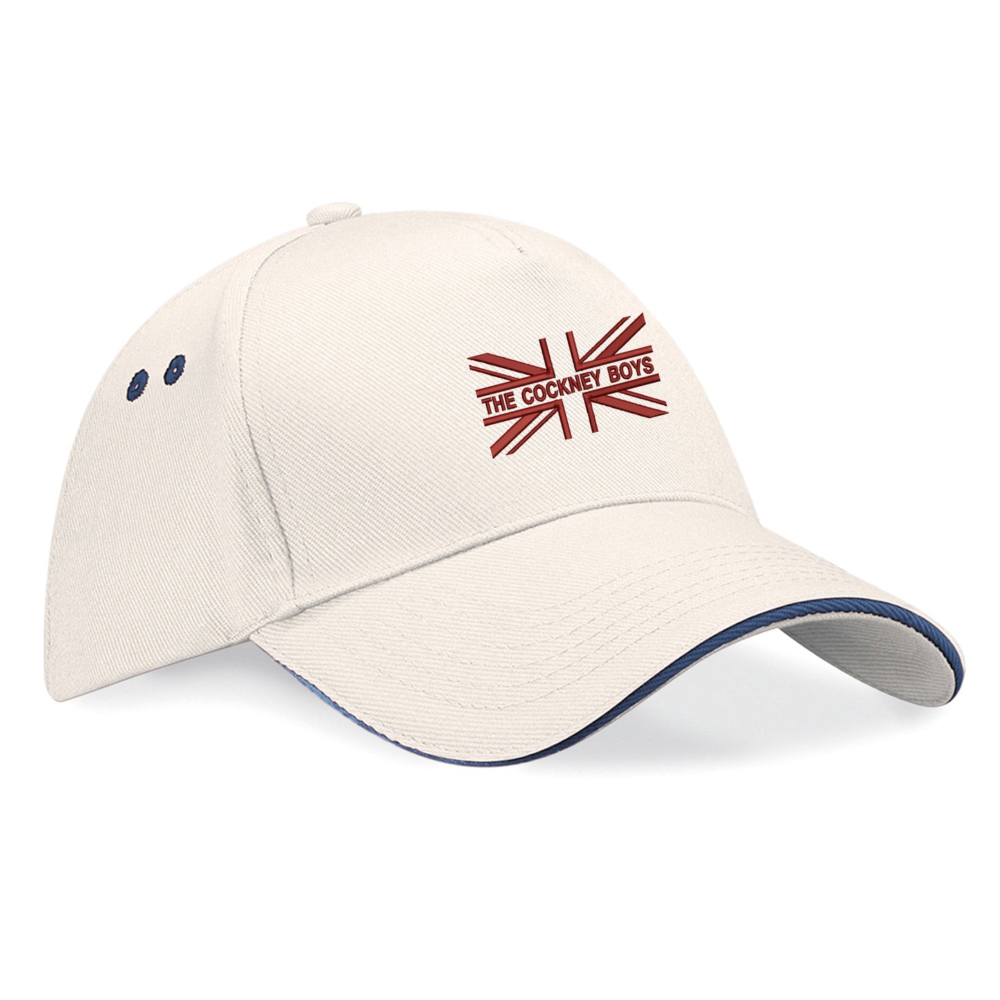 The Cockney Boys Union Jack Embroidered Baseball Cap