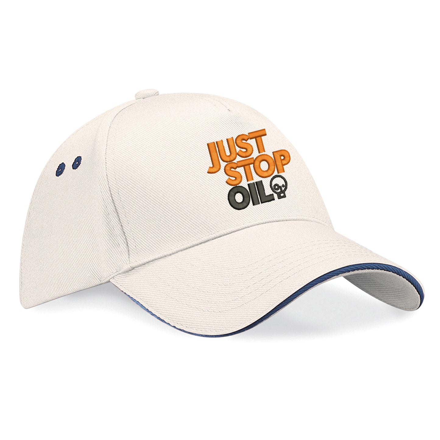Just Stop Oil Embroidered Baseball Cap
