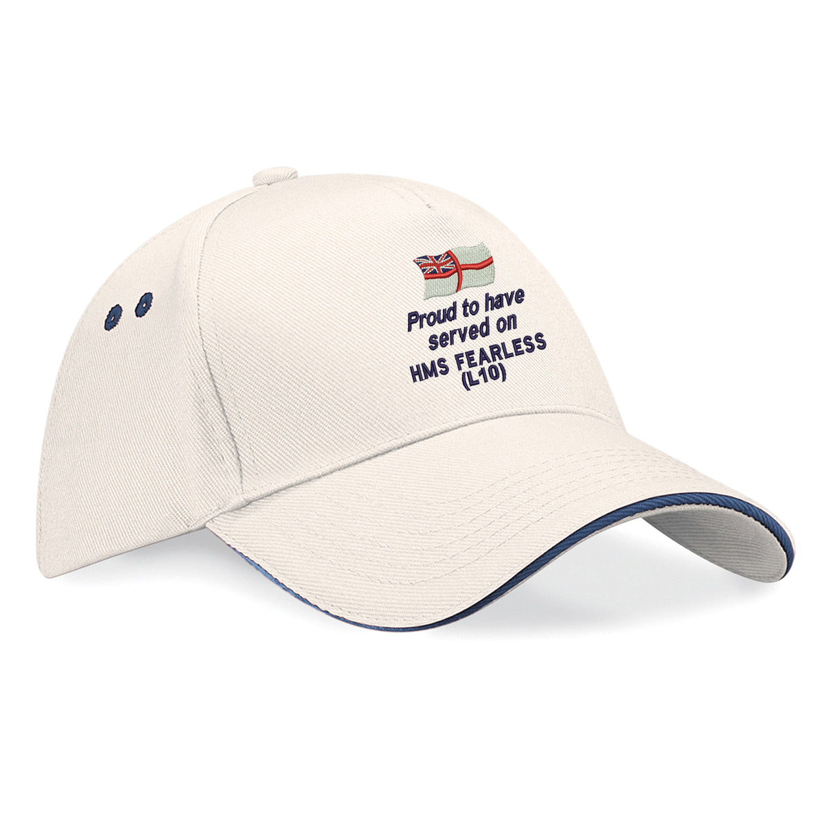 Proud to Have Served on HMS Fearless (L10) Baseball Cap
