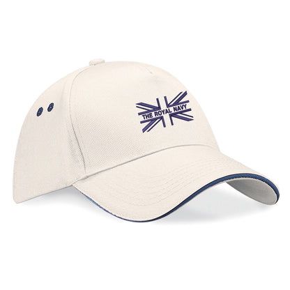 The Royal Navy Union Jack Embroidered Baseball Cap