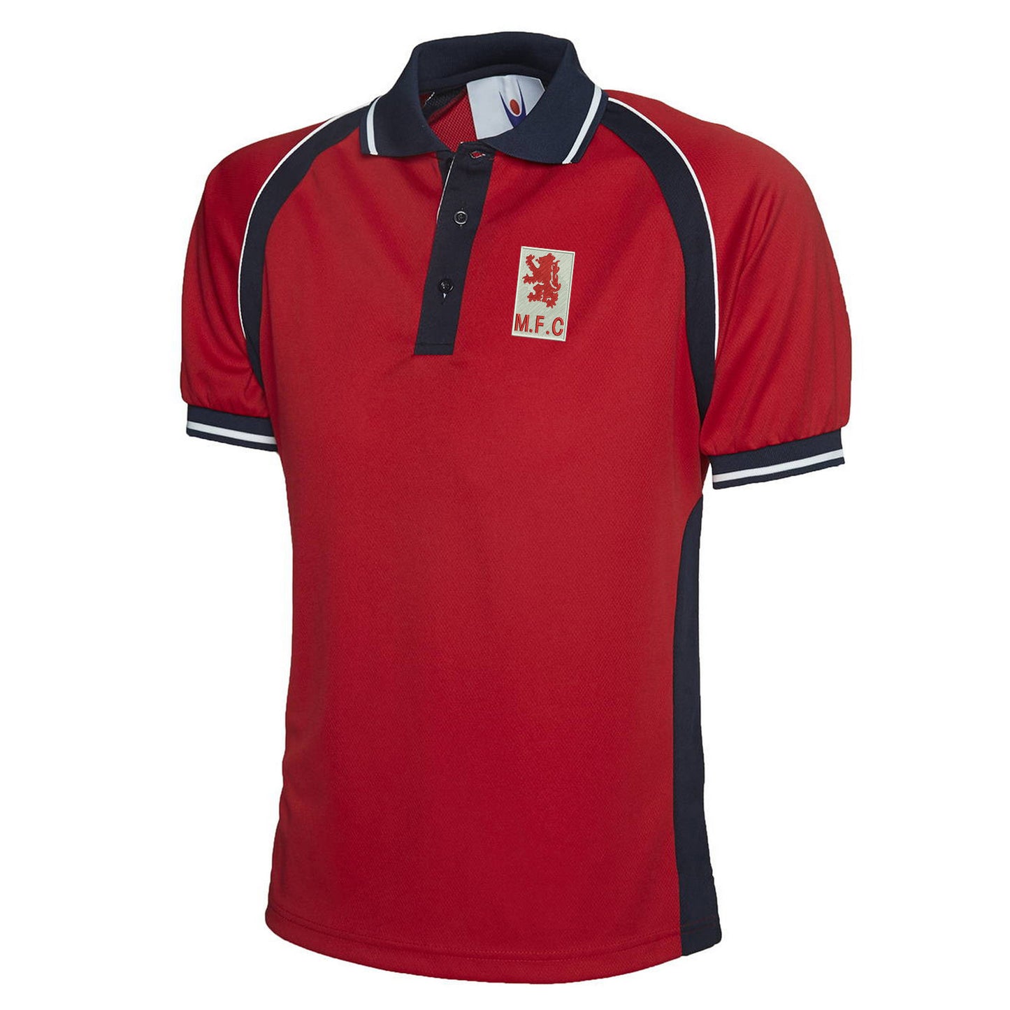 Retro Middlesbrough 1973 Embroidered Polyester Sports Polo Shirt