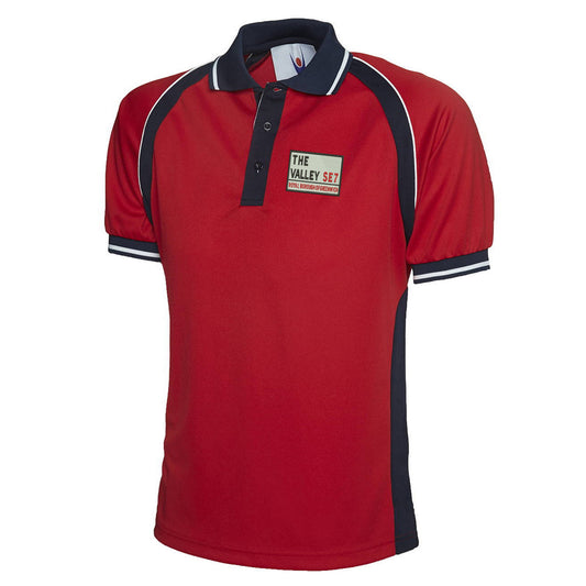 The Valley SE7 Embroidered Sports Polo Shirt