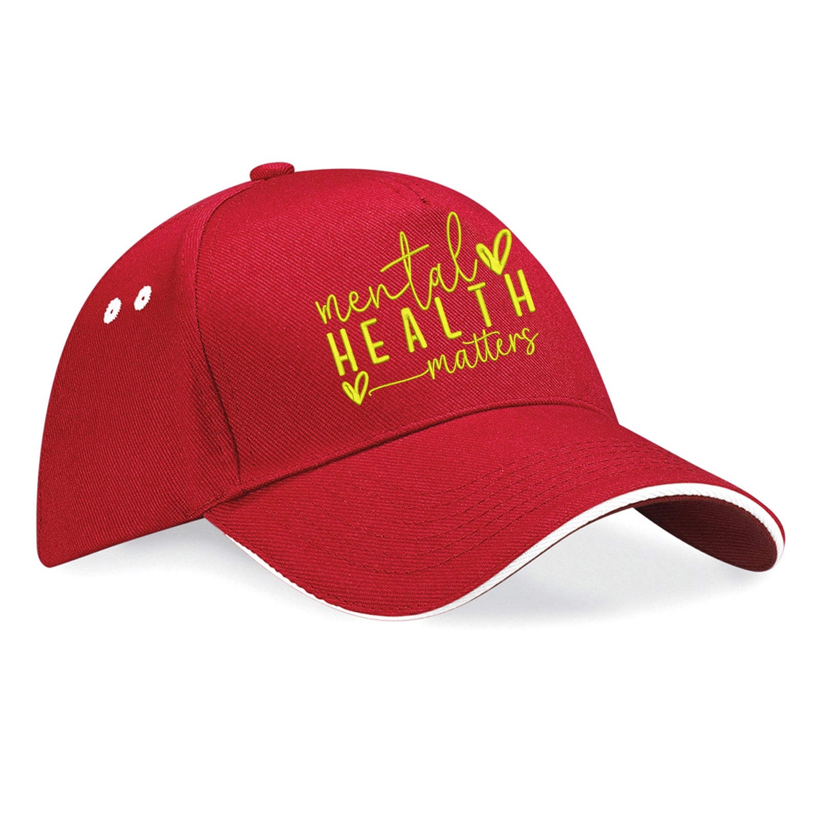 Yellow Mental Health Baseball Cap