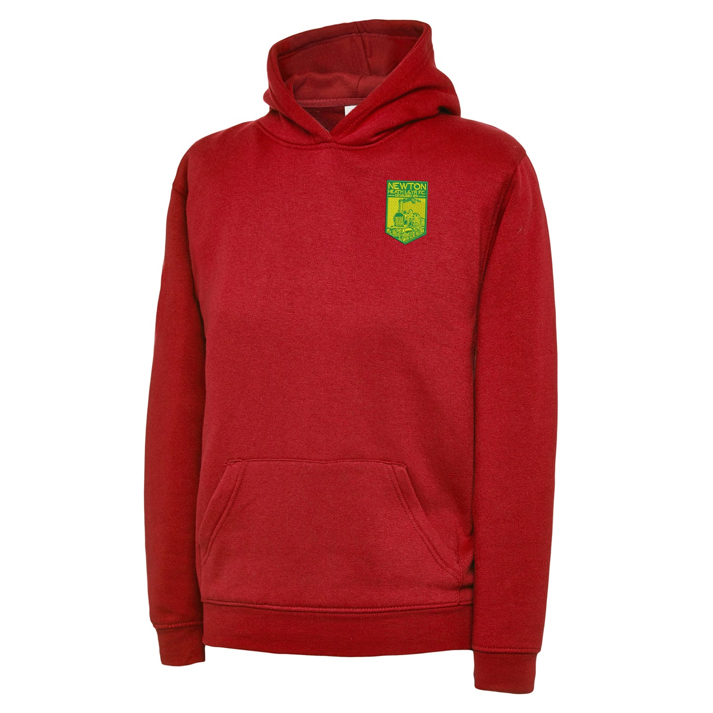 Retro Newton Heath LYR Embroidered Children's Hoodie