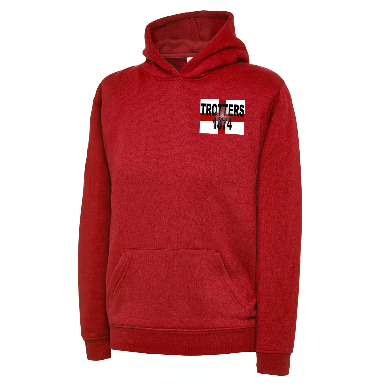 Trotters 1874 England Flag Hoodie