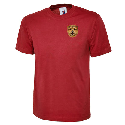 Norfolk Terrier Dog Face T-Shirt 