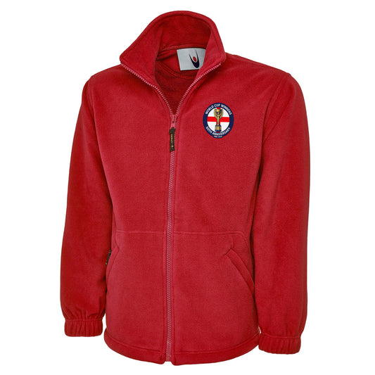 Retro England Football Fleece Jacket