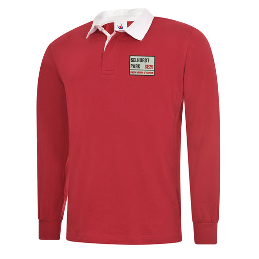 Selhurst Park SE25 Classic Embroidered Rugby Shirt