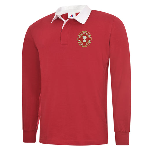 Retro Swindon Town Football League Cup Winners 1969 Embroidered Classic Rugby Shirt