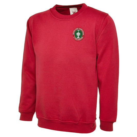 Retro Wales British Home Championship 12 Time Champions Embroidered Classic Sweatshirt