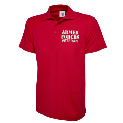 Armed Forces Veteran Polo Shirt for Sale UK