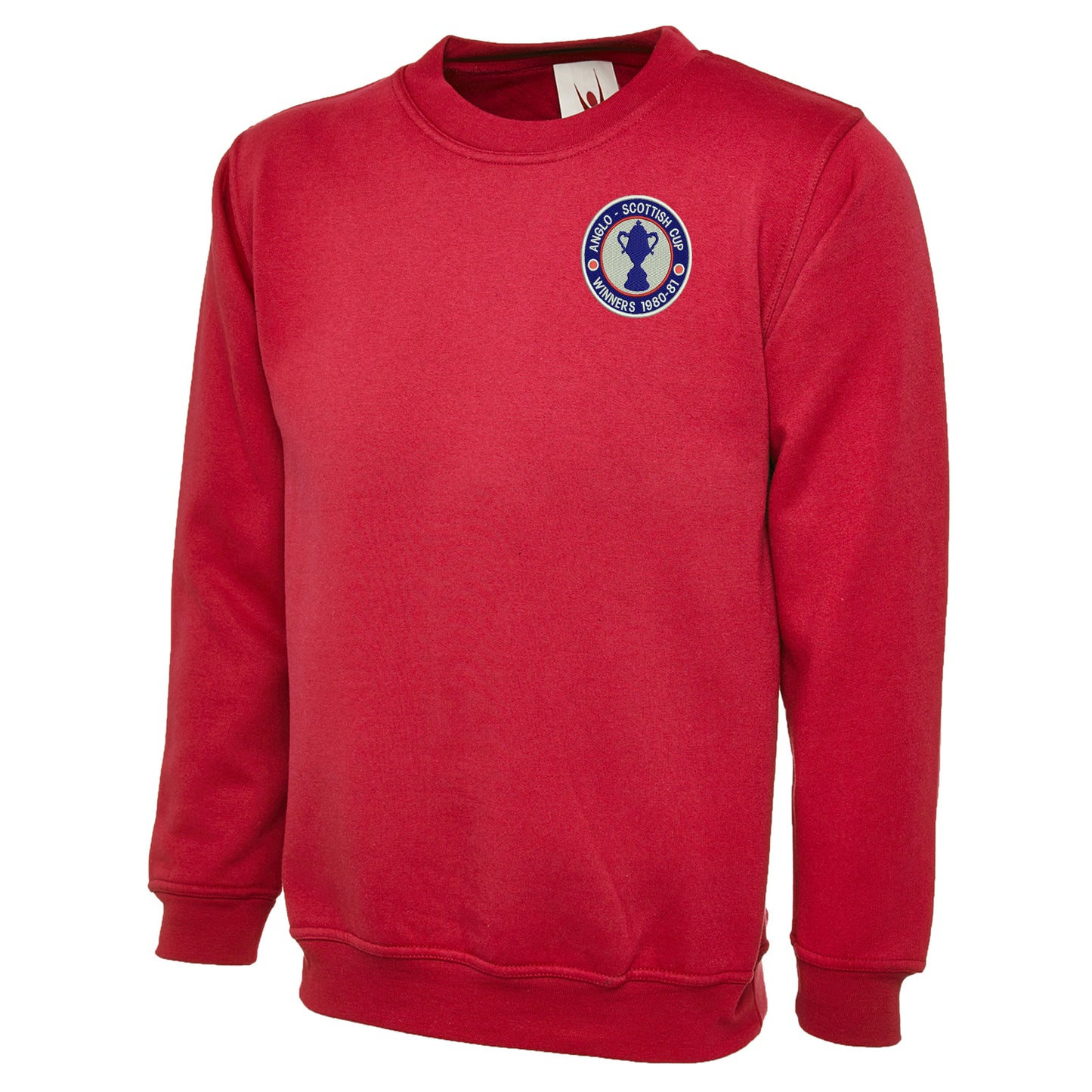 Retro Chesterfield Anglo-Scottish Cup Winners 1981 Embroidered Classic Sweatshirt