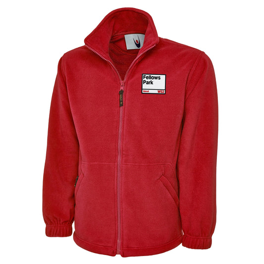 Retro Fellows Park Walsall Football Fleece Jacket