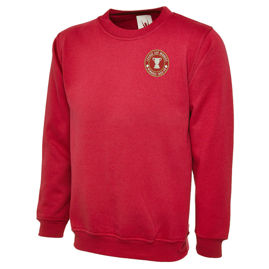 Retro Swindon Town Football League Cup Winners 1969 Embroidered Classic Sweatshirt