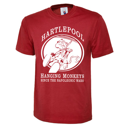 Hartlepool England Hanging Monkeys Since The Napoleonic Wars T-Shirt