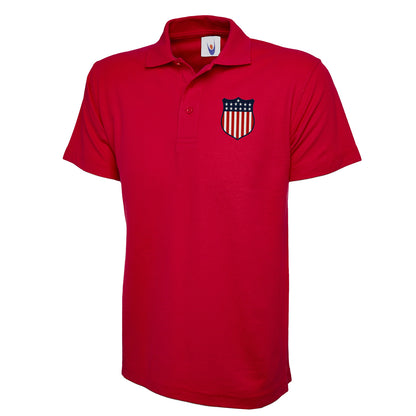 Retro USA 1913 Soccer Polo Shirt