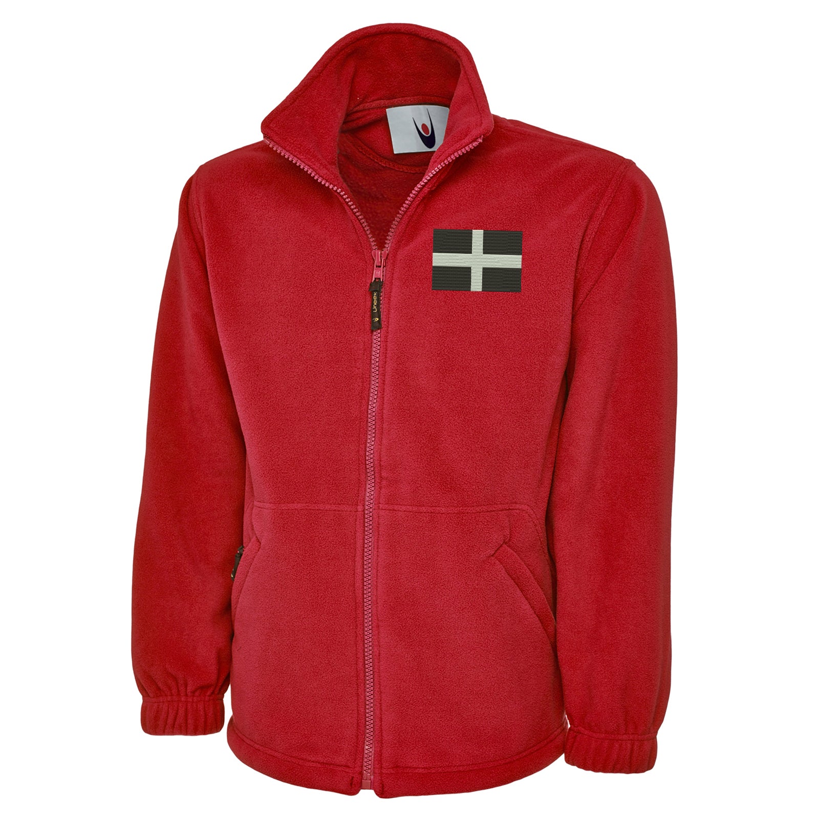 Saint Piran’s Flag Cornwall Fleece Jacket 