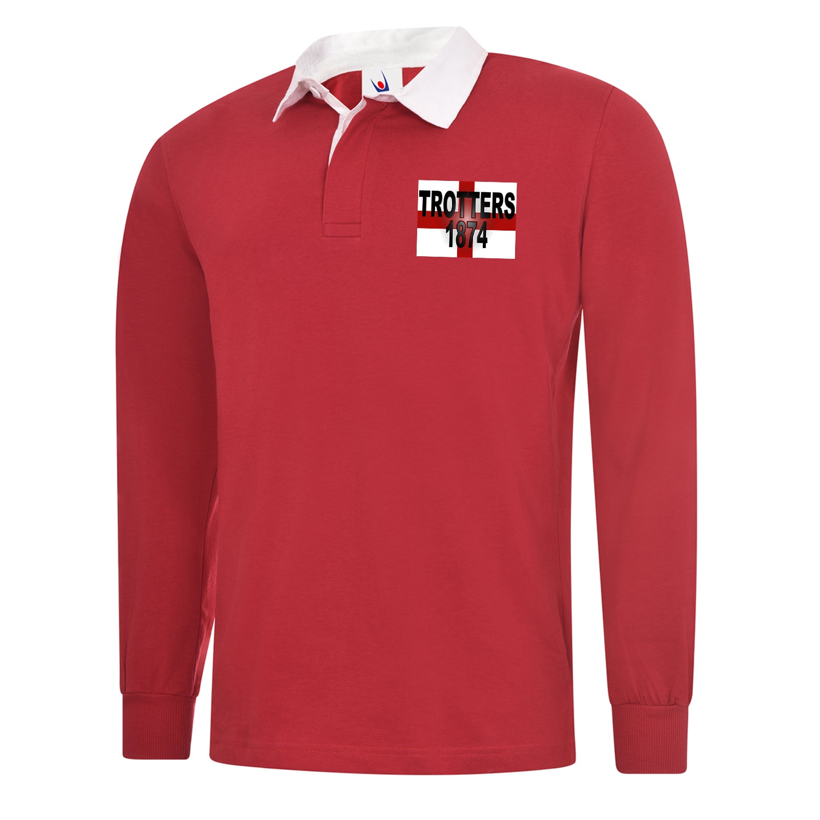 Trotters 1874 England Flag Rugby Shirt