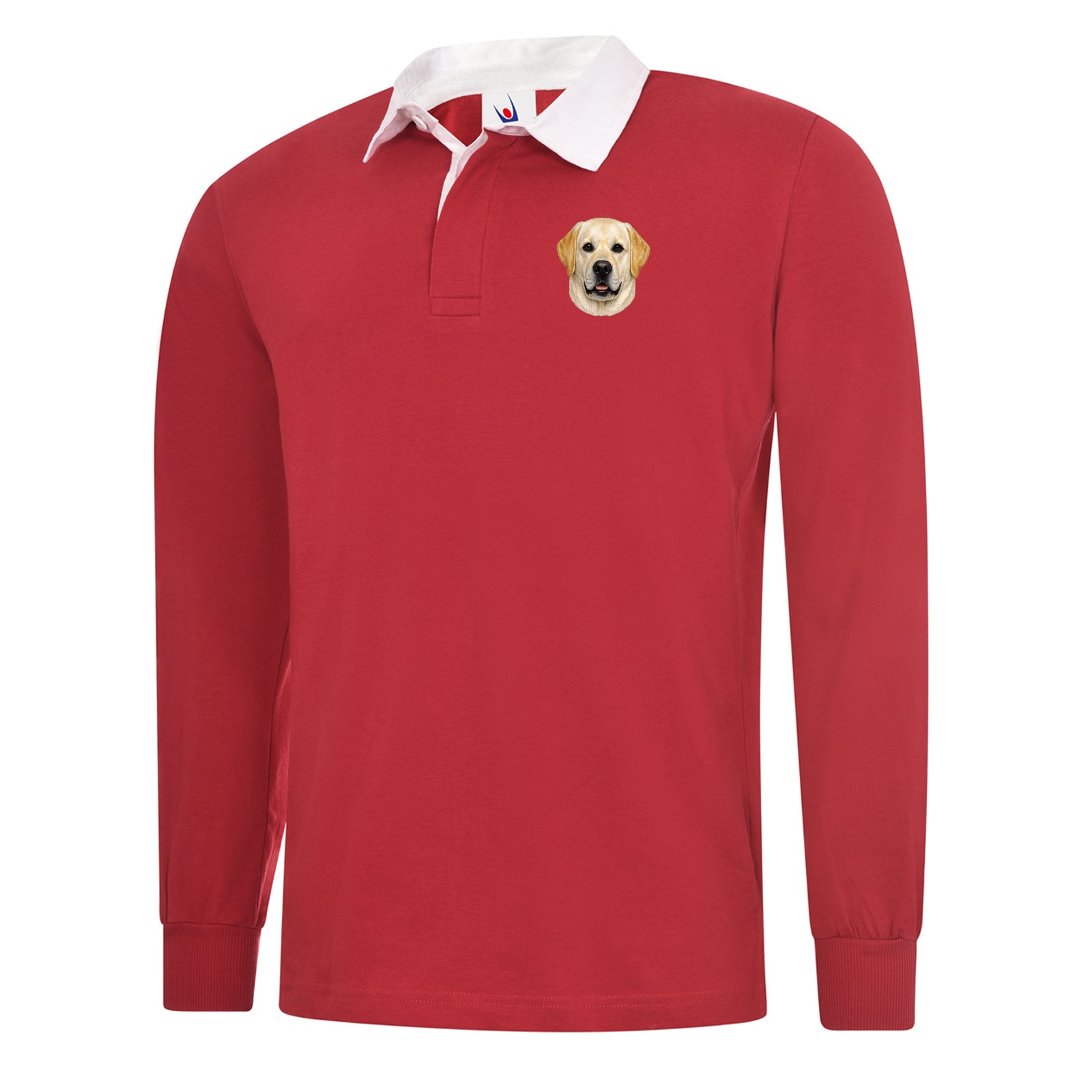 Yellow Labrador Dog Face Football Top
