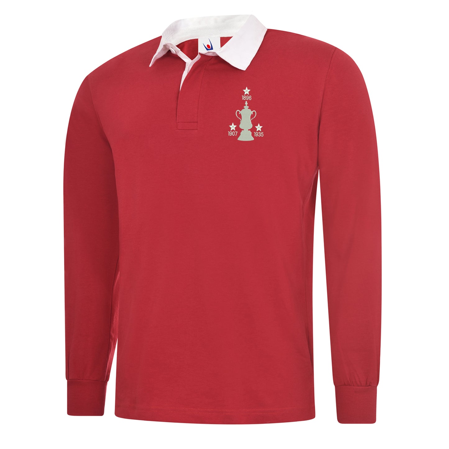 Retro Sheff Wed Three Time Cup Winners Embroidered Classic Rugby Shirt