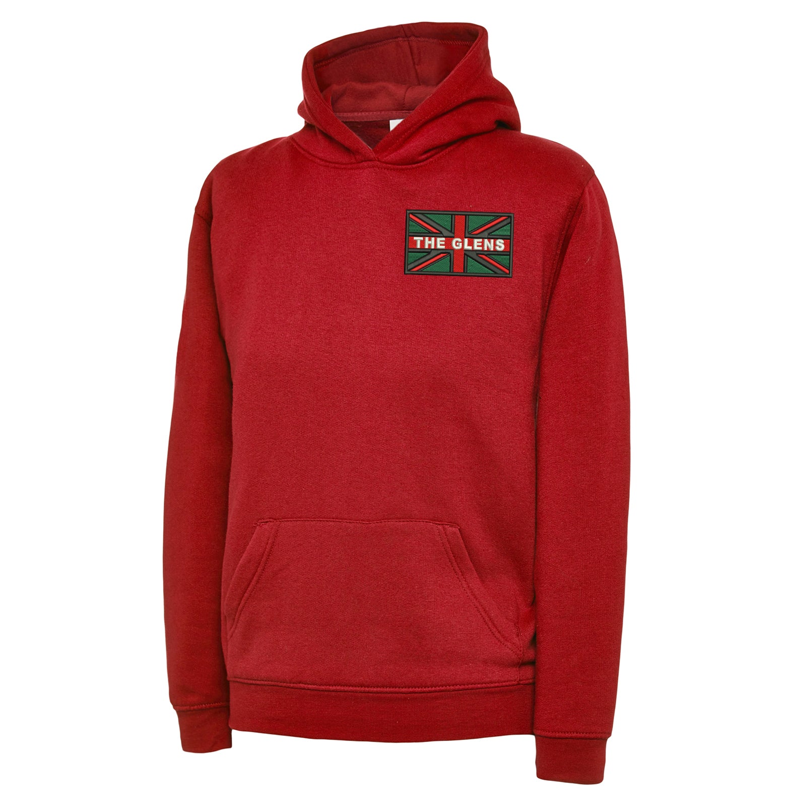 The Glens Coloured Union Jack Hoodie