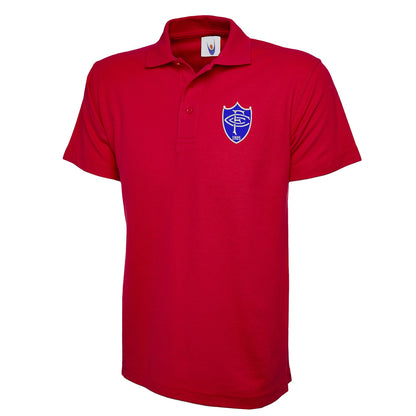 Retro Aston Martin 1920 Embroidered Classic Polo Shirt
