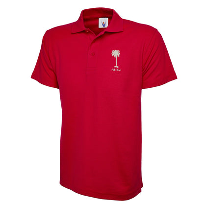 Retro Fiji Rugby 1920s Embroidered Classic Polo Shirt