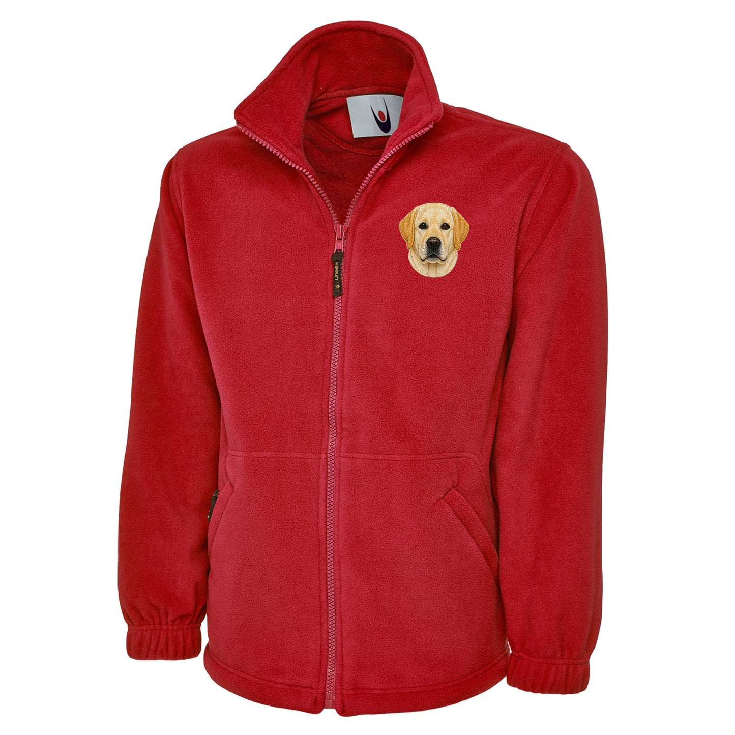 Labrador Dog Face Fleece Jacket 