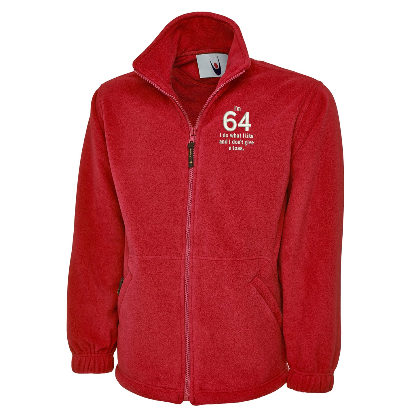 64th Birthday Fleece Jacket