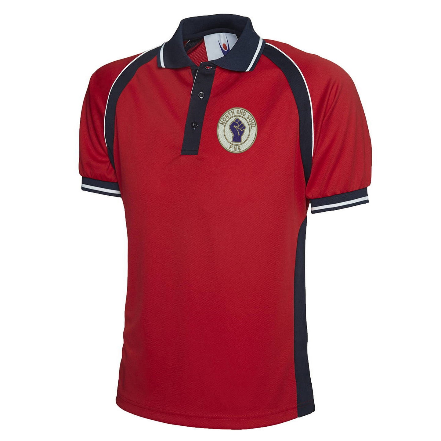 North End  Soul PNE Embroidered Sports Polo Shirt