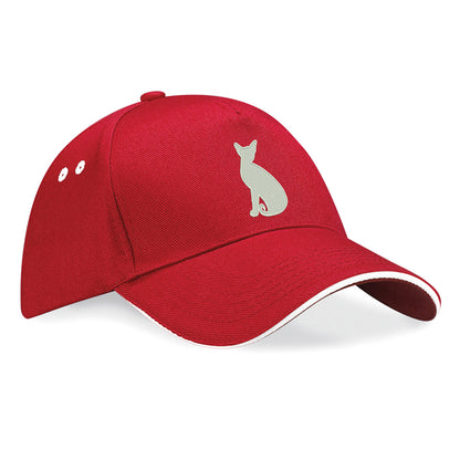 Siamese Cat Embroidered Baseball Cap