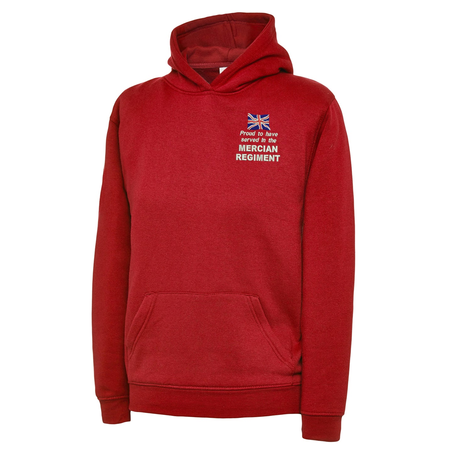Proud to Have Served in The Mercian Regiment Embroidered Children's Hoodie