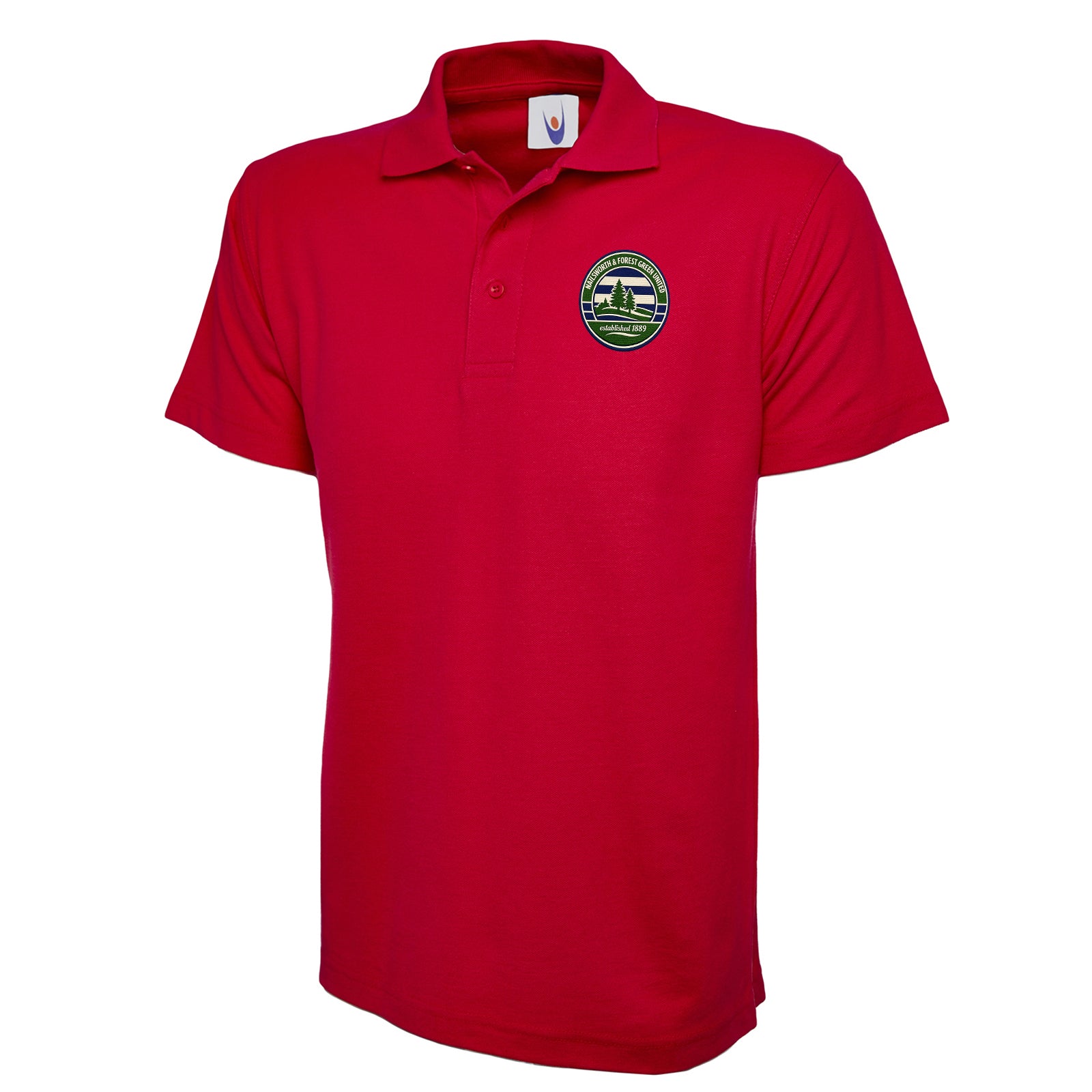 Retro Forest Green Rovers Polo Shirt